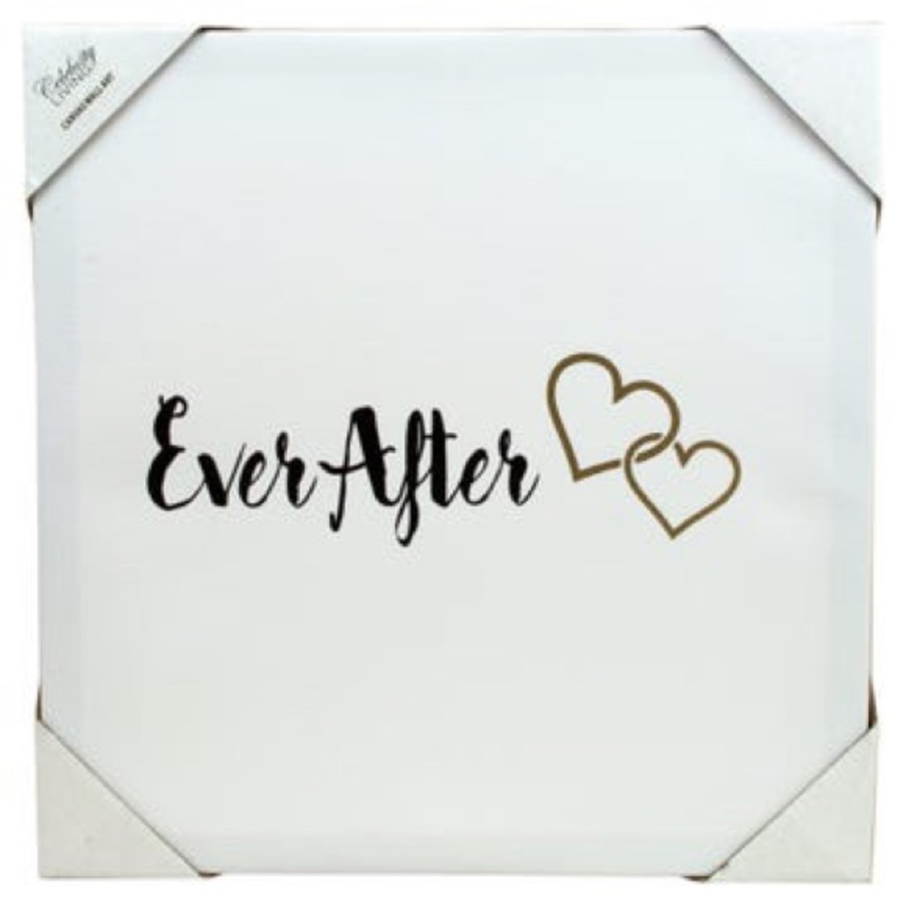 “EVER AFTER” CANVAS WALL ART NWT